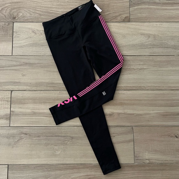 Victoria’s Secret Black Pink Knockout tights VSX - Picture 2 of 6